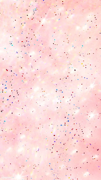 Light pink glitter confetti bokeh background invitation card. premium ...