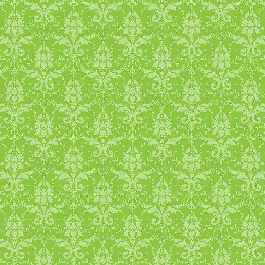 Дамаска шарка фон зелен склад - обществено достояние. Дамаска, викторианска, дамаска десен HD тапет за телефон