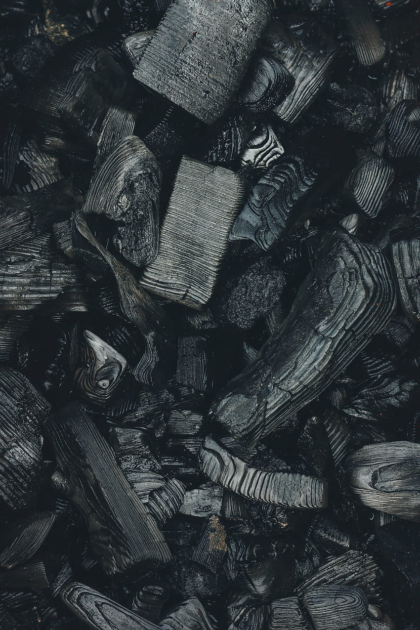 Coals, Dark, Texture, Textures, Firewood, Ash HD phone wallpaper