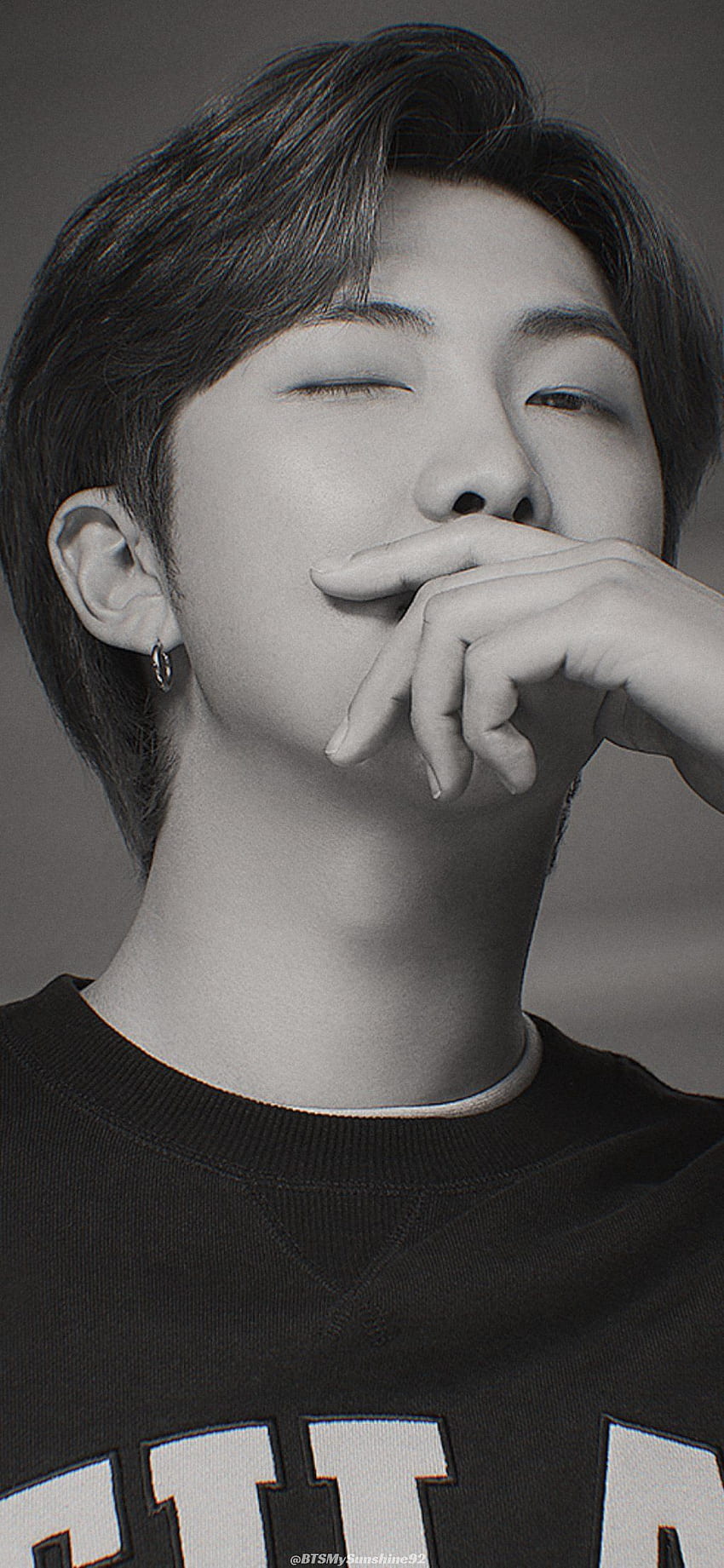 BTS RM. Bts en blanco y negro, Namjoon, Chicos bts fondo de pantalla del teléfono