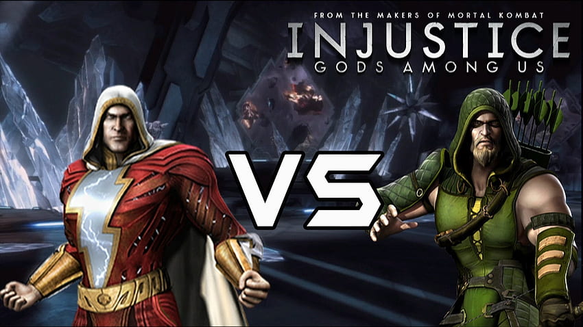 Injustice Gods Among Us - Shazam vs Green Arrow with Lore & Skins - YouTube HD wallpaper