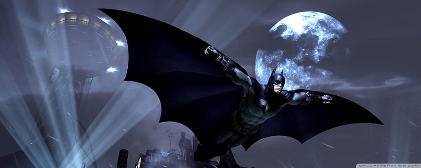 Batman Arkham City ❤ für Ultra TV, Batman Dual Screen HD-Hintergrundbild