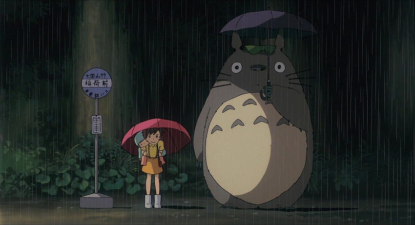โทโทโร่เพื่อนบ้านของฉัน Totoro Studio Ghibli วอลล์เปเปอร์ HD