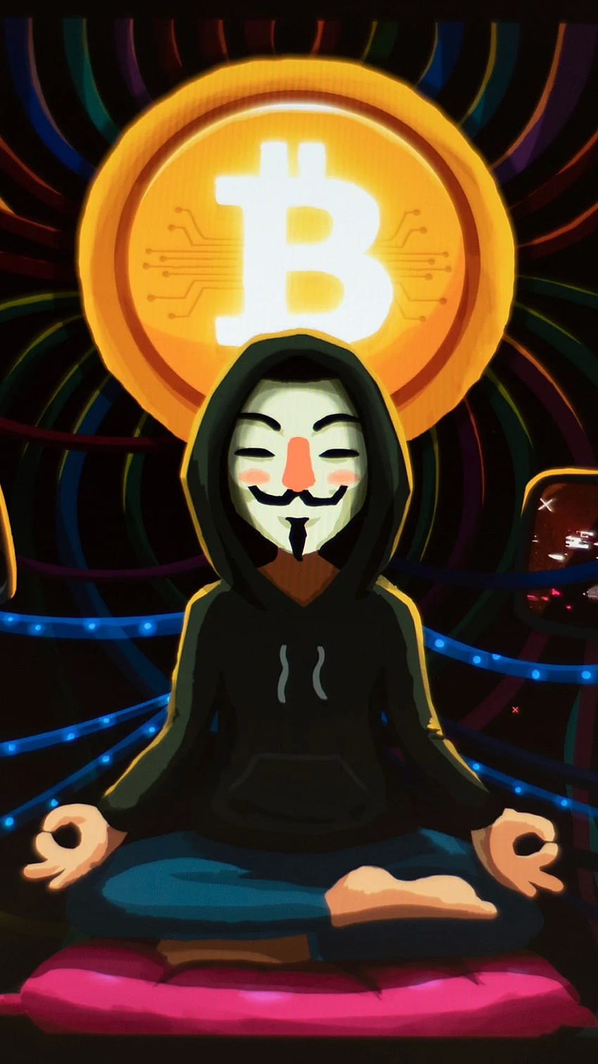 bitcoin , background HD phone wallpaper