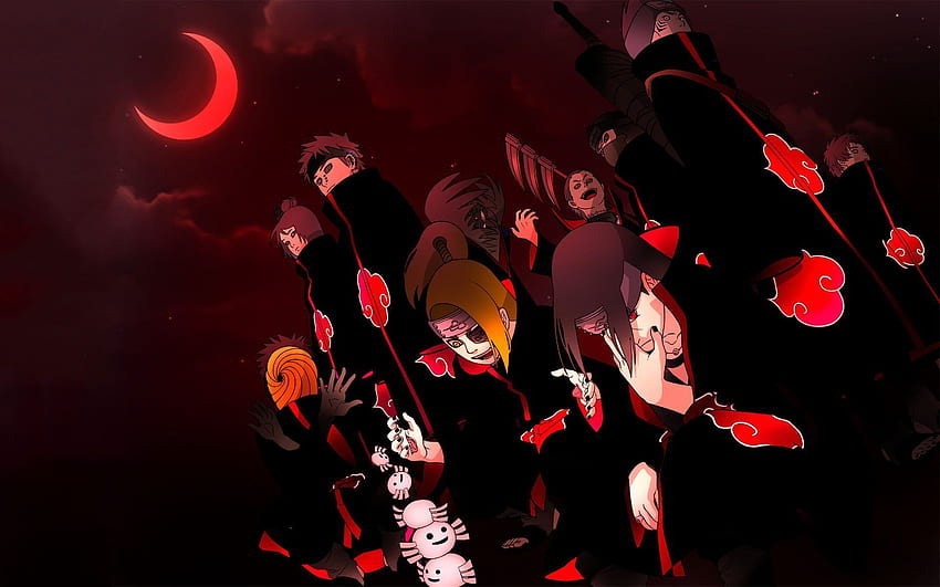Nube Akatsuki PS4, Nube Roja Naruto fondo de pantalla
