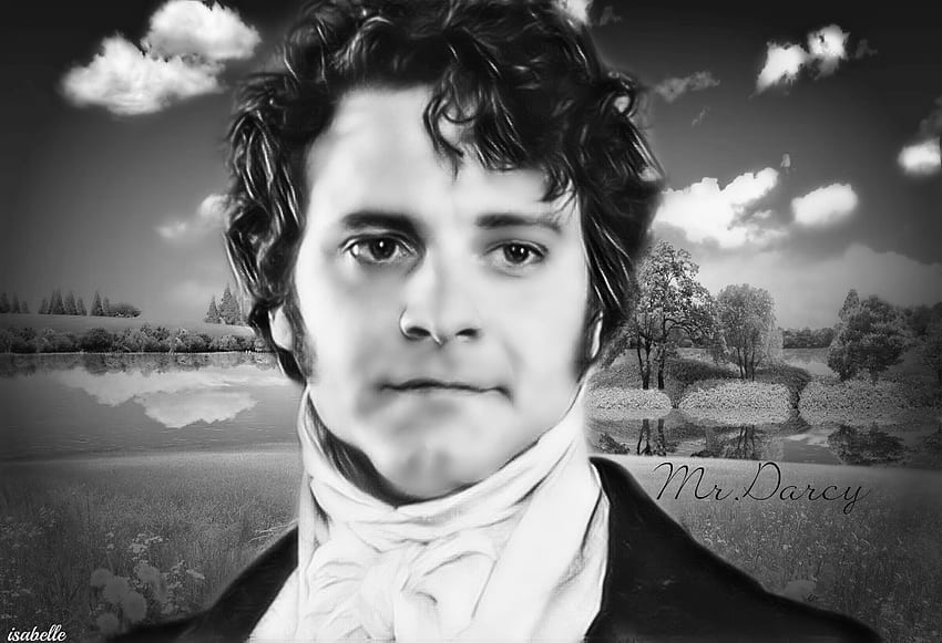 Mr.Darcy ~, black, Gentleman, Mr Darcy, scenery, looks, actor, nature, appeal, Colin Andrew Firth, handsome HD wallpaper