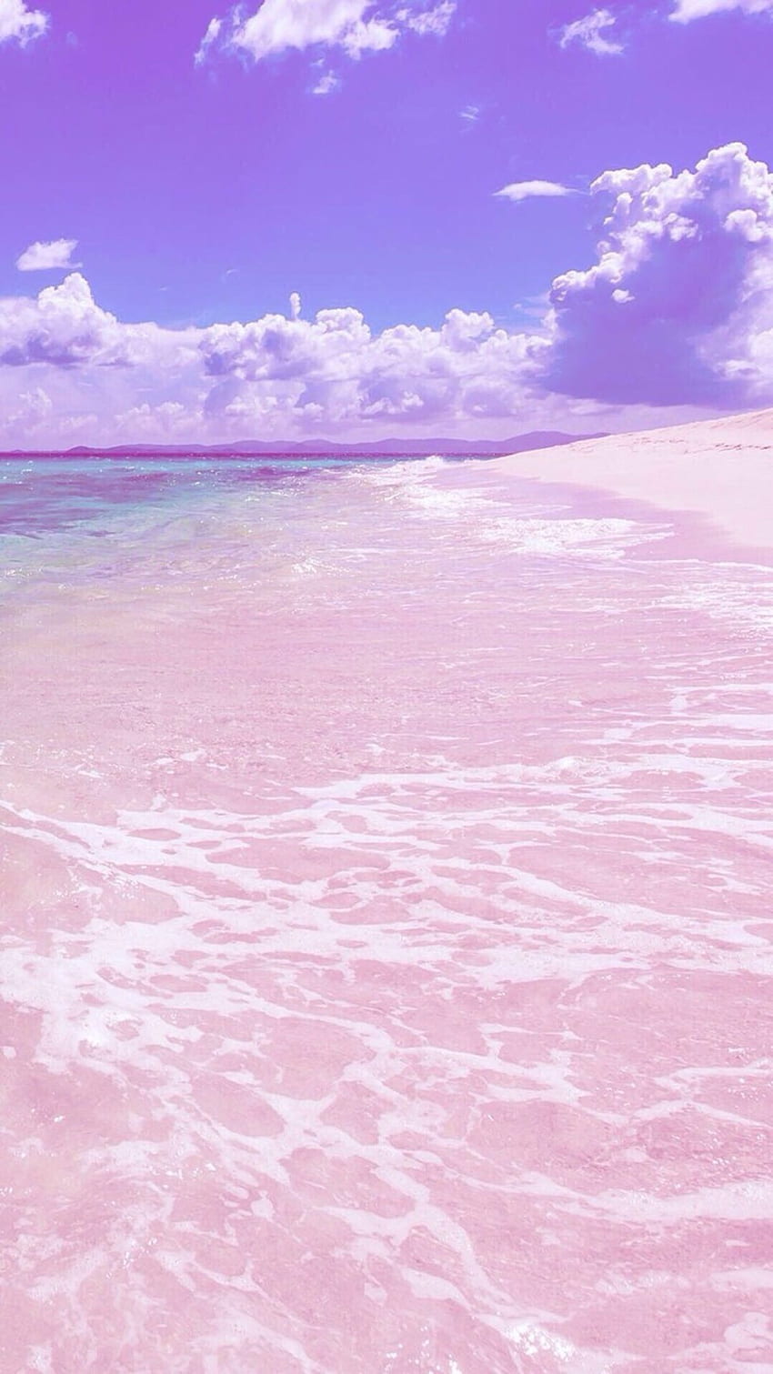 핑크 바다. 미적, 귀여운 배경 Hd 전화 배경 화면 | Pxfuel