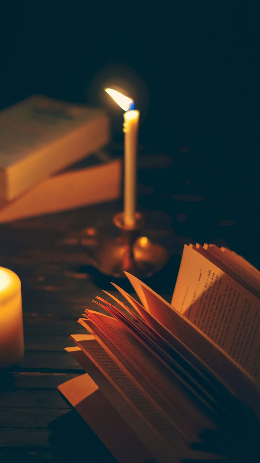 book, candle, shadows, reading, comfort iphone 8+/7+/6s+/for parallax background, Candle iPhone HD phone wallpaper
