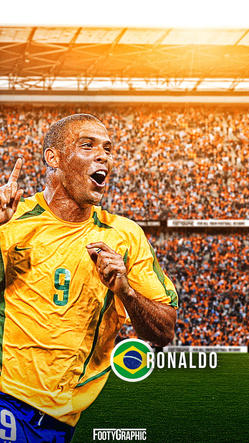 Ronaldo de Lima, Ronaldo Brasilien HD-Handy-Hintergrundbild