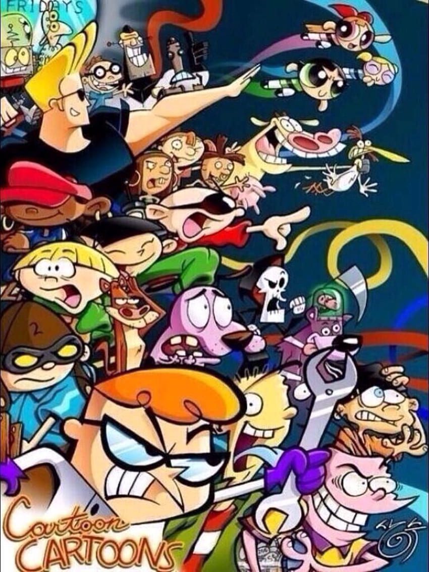 Cartoon Network. . Cartoon, altes Cartoon-Netzwerk, 90er, lustiges Cartoon-Netzwerk HD-Handy-Hintergrundbild