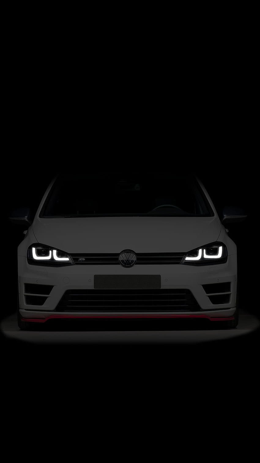 Ciemny Volkswagen Golf R [] : Amoledbackground, VW Tapeta na telefon HD