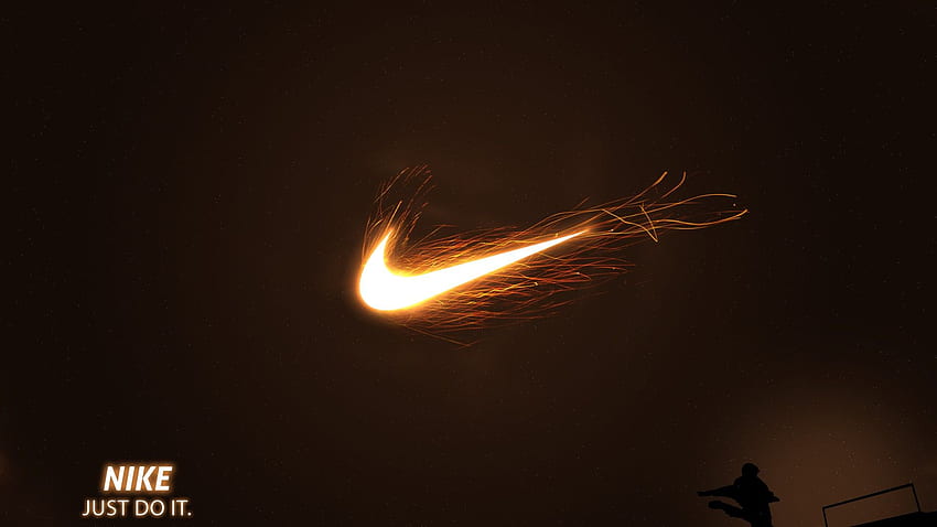 Golden Nike, tênis Nike papel de parede HD