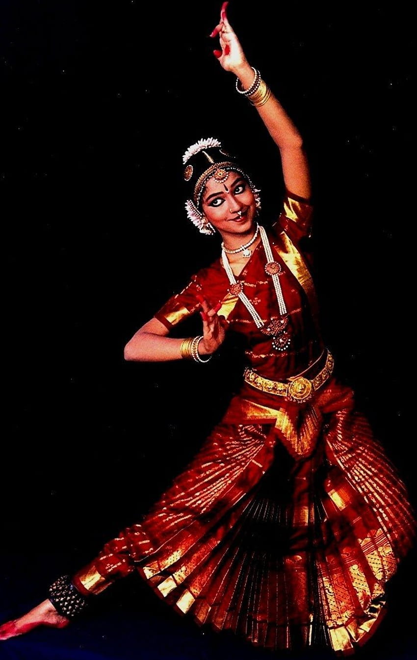 Bharatanatyam” – indyjski taniec klasyczny. Indyjska klasyka Tapeta na telefon HD
