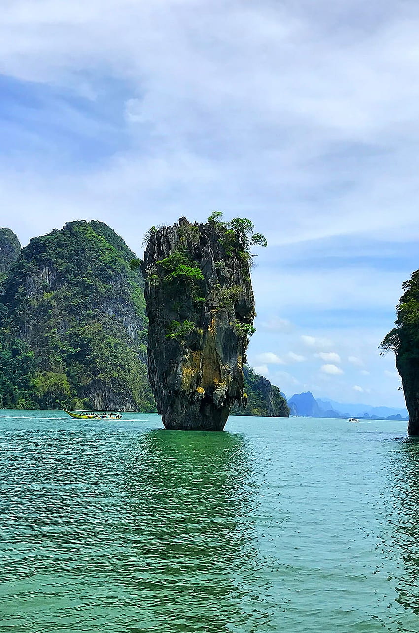 : thailandia, isola di james bond, chiodo, jamesbond, acqua, bellezza nella natura, Thailand Water iPhone Sfondo del telefono HD