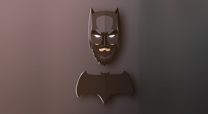 Beard, confident, superhero, batman HD wallpaper