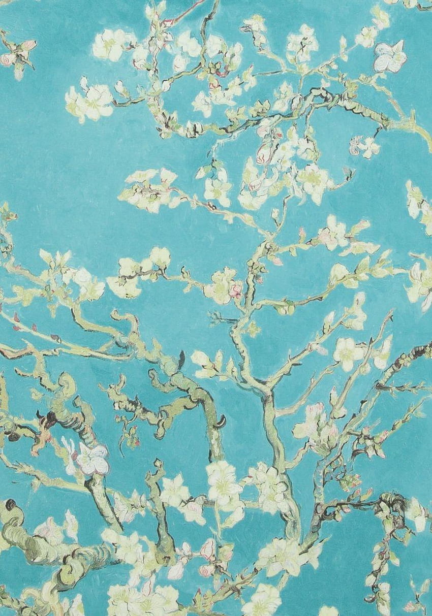 Van Gogh Çiçeği, Van Gogh Badem Çiçekleri HD telefon duvar kağıdı