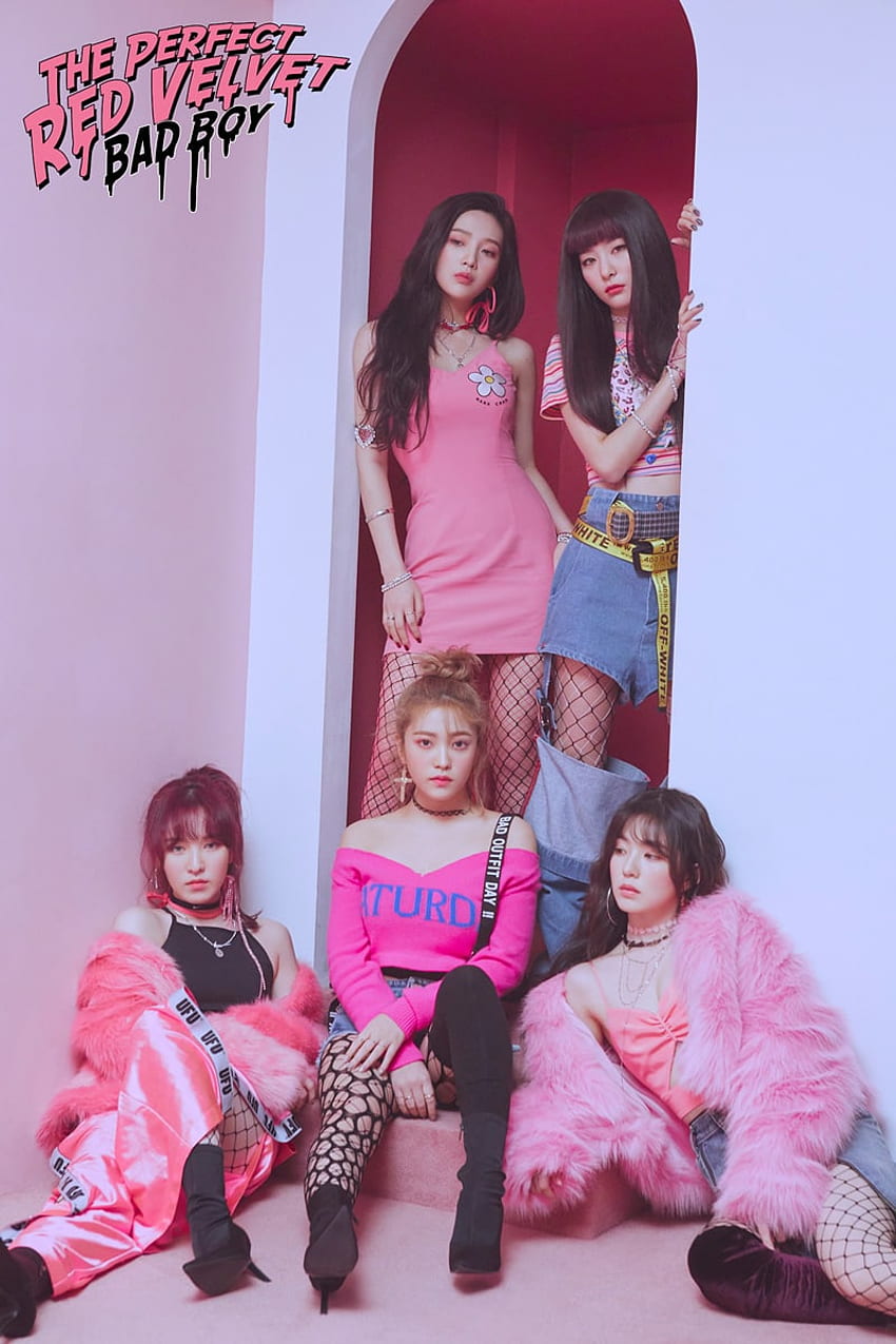 Актуализация: Red Velvet убива нов тийзър за „The Perfect Red Velvet“, Red Velvet Group HD тапет за телефон