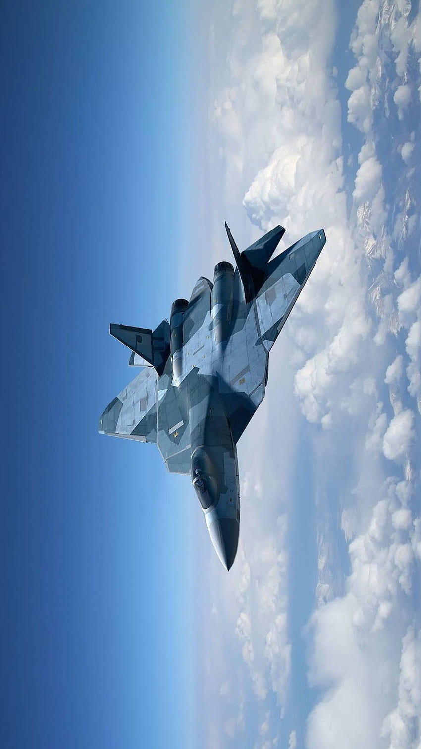 Hava Kuvvetleri iPhone, Sukhoi Su-57 HD telefon duvar kağıdı
