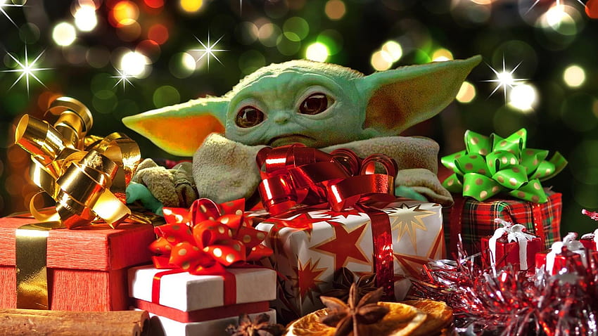 Baby Yoda Xmas, Baby Christmas HD wallpaper | Pxfuel