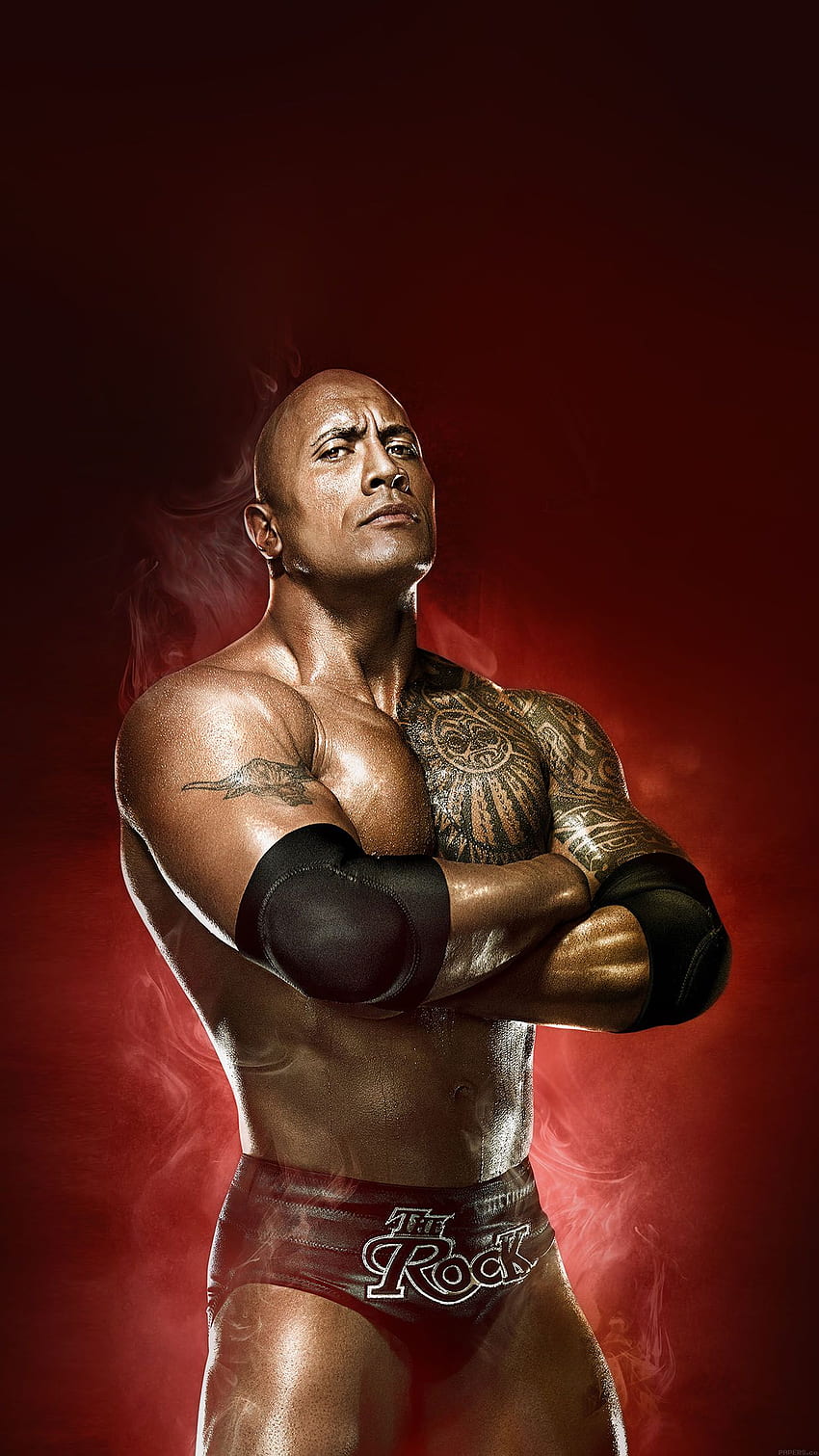 L'iPhone rock, Dwayne Johnson WWE Sfondo del telefono HD