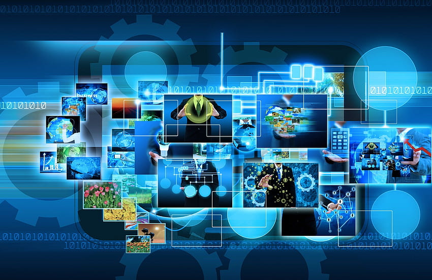 Technologie, Internet, Business, Schaltung, Computer- und mobiler Hintergrund, Netzwerktechnologie HD-Hintergrundbild
