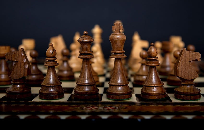 der dunkle Hintergrund, Pferd, das Spiel, Schach, Figur, Königin, Schachbrett, König, aus Holz, Königin, das Schachspiel für , Abschnitt разное, Queen Chess Piece HD-Hintergrundbild