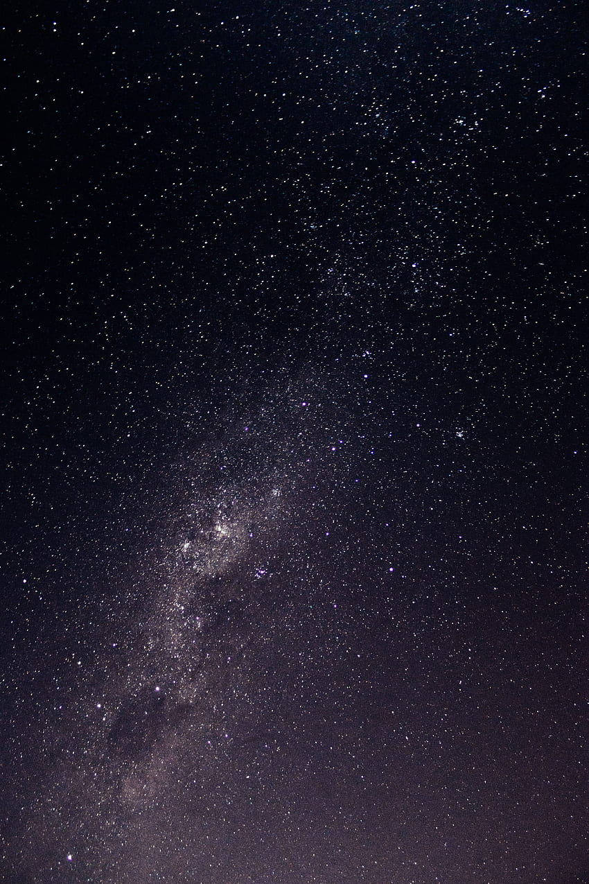 Universe, Night, Shine, Starry Sky, Brilliance, Milky Way, Galaxy HD phone wallpaper