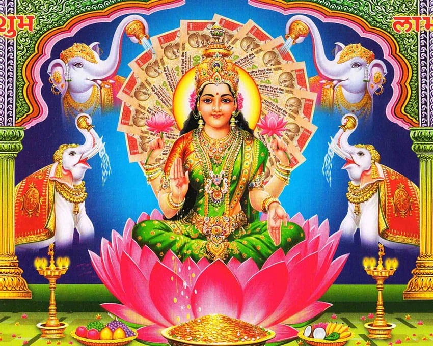 Sri Mahalakshmi Gott Mahalakshmi Gott - - HD-Hintergrundbild