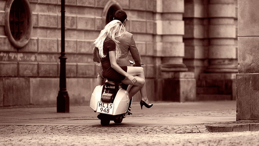 Kopenhaga Dania sukienka dziewczyna mężczyzna retro vespa vintage [] dla Twojego telefonu komórkowego i tabletu. Poznaj dziewczynę Vespa. Scooter, Pat i Jen, Vintage Man Tapeta HD