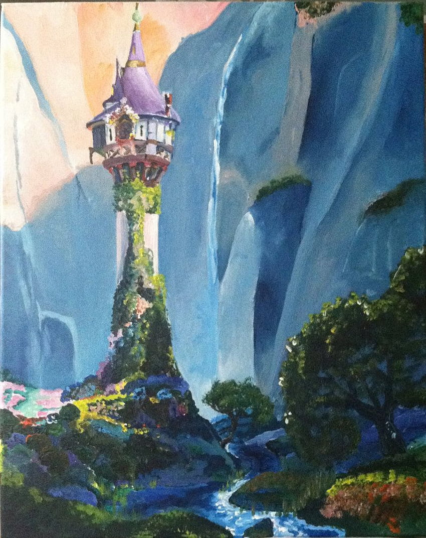 Enredados - Torre de Rapunzel. Enredados, Dibujos disney, Proyectos de pintura fondo de pantalla del teléfono