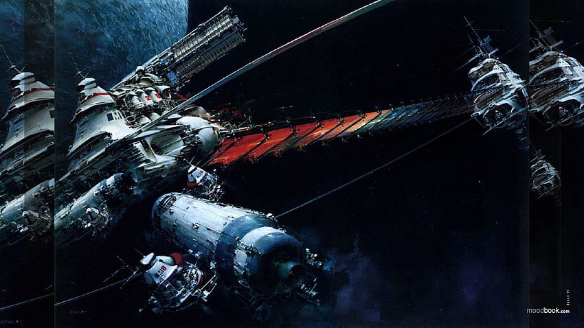 Retro Sci Fi, Retro Space Art HD wallpaper
