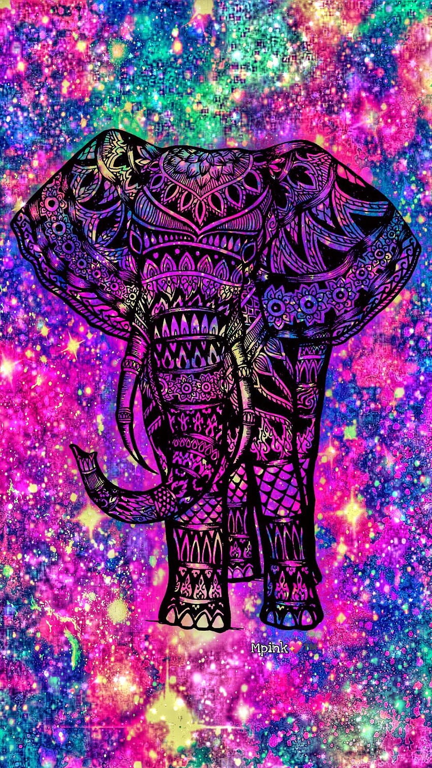 Elephant Galaxy , Cute Elephant Art HD phone wallpaper