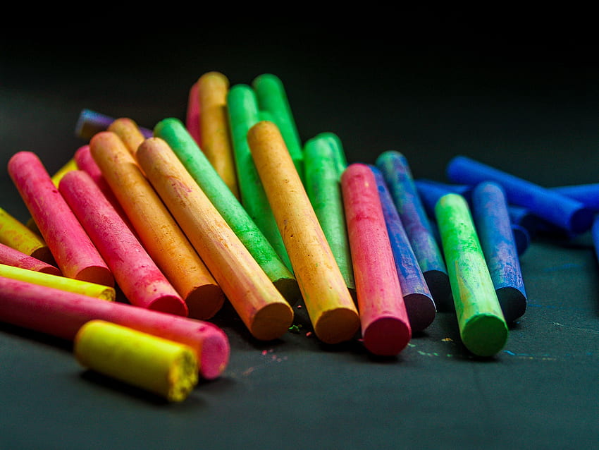 Colored Chalks · Stock, Pastel Crayon HD wallpaper | Pxfuel