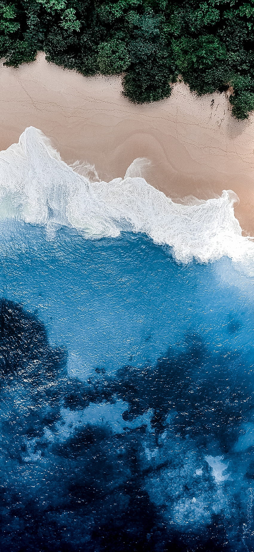 あなたの、モバイル＆タブレット用の自然ビーチ海岸空撮[]。 ドローン ビュー ビーチを探索します。 ドローンビュービーチ、オーシャン HD電話の壁紙