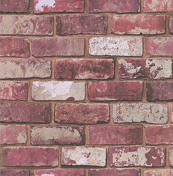 Camden Factory Bricks: Realistic Red Wallpaper