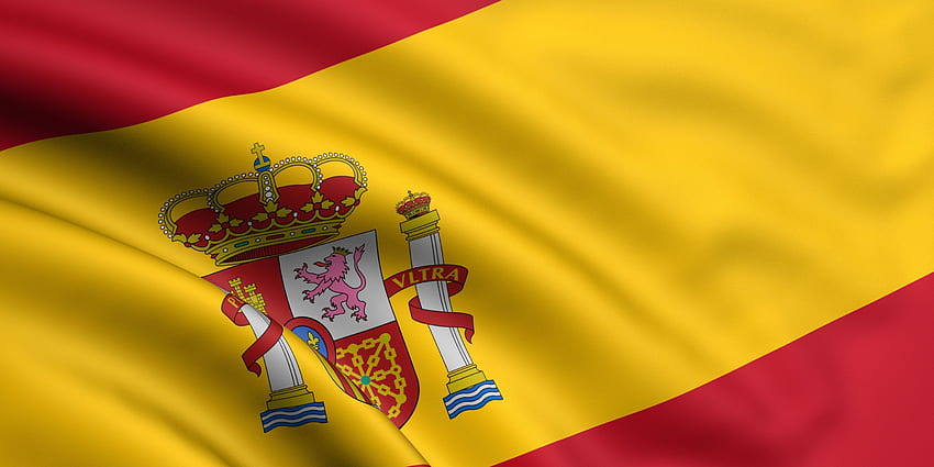 スペインの国旗と Mac、PC、スペイン語のテーマ 高画質の壁紙