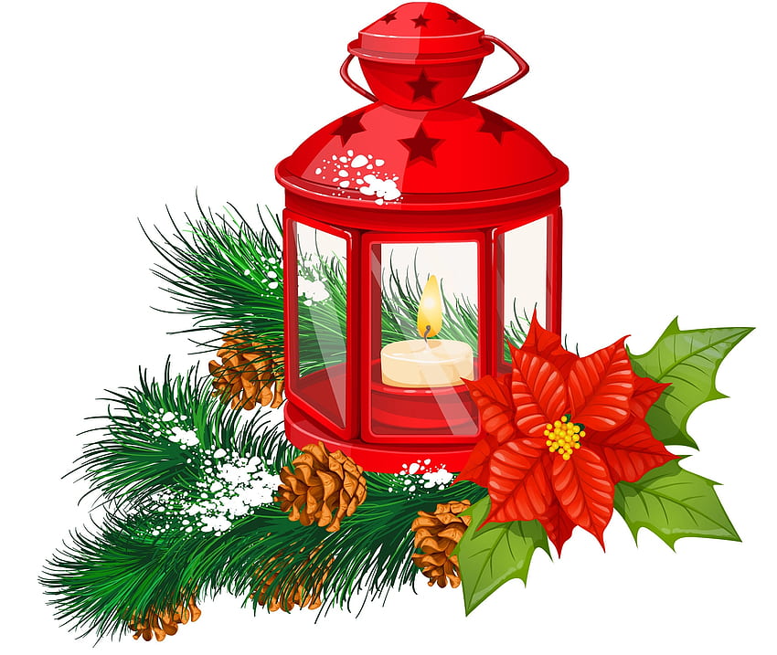 Merry Christmas!, craciun, flower, christmas, green, red, card, lantern HD wallpaper