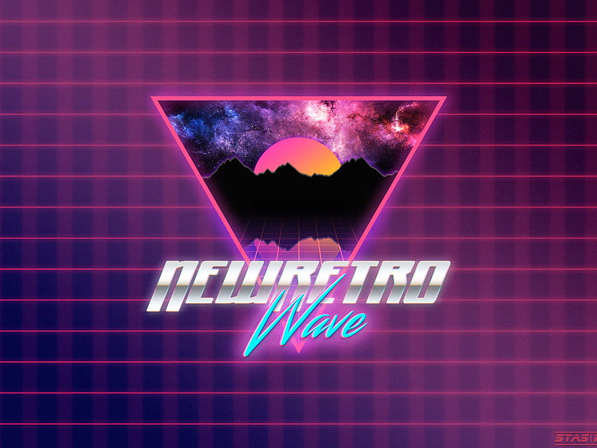 New Retro Wave Logo, Synthwave, Neon, 1980s • For You For & Mobile HD wallpaper