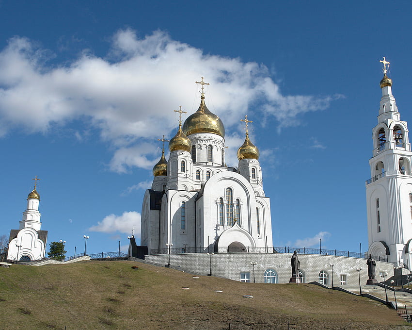 RUSSISCHE KIRCHE, Denkmäler, Architektur, Kirche, Russisch HD-Hintergrundbild