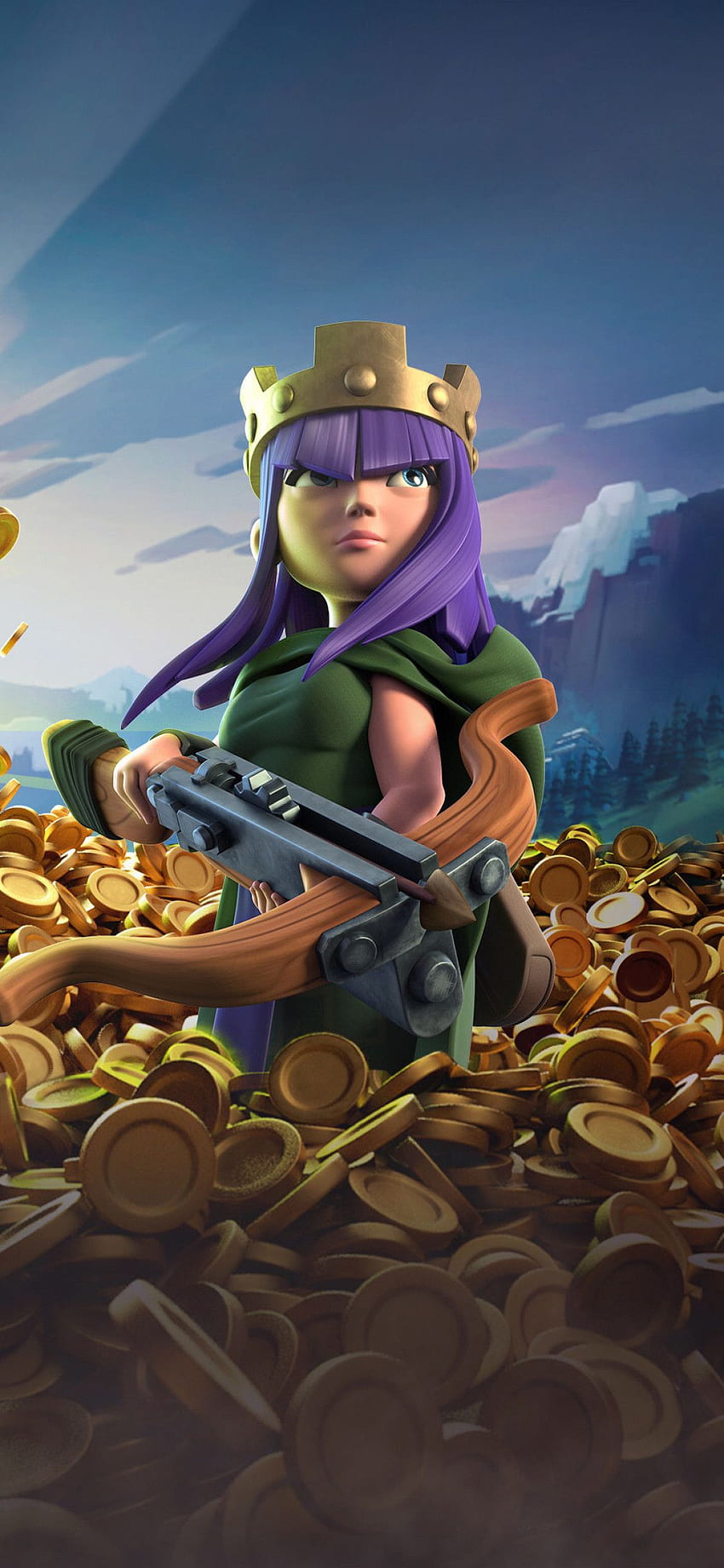 Archer Queen Clash Of Clans iPhone XS, iPhone 10, iPhone X HD phone wallpaper