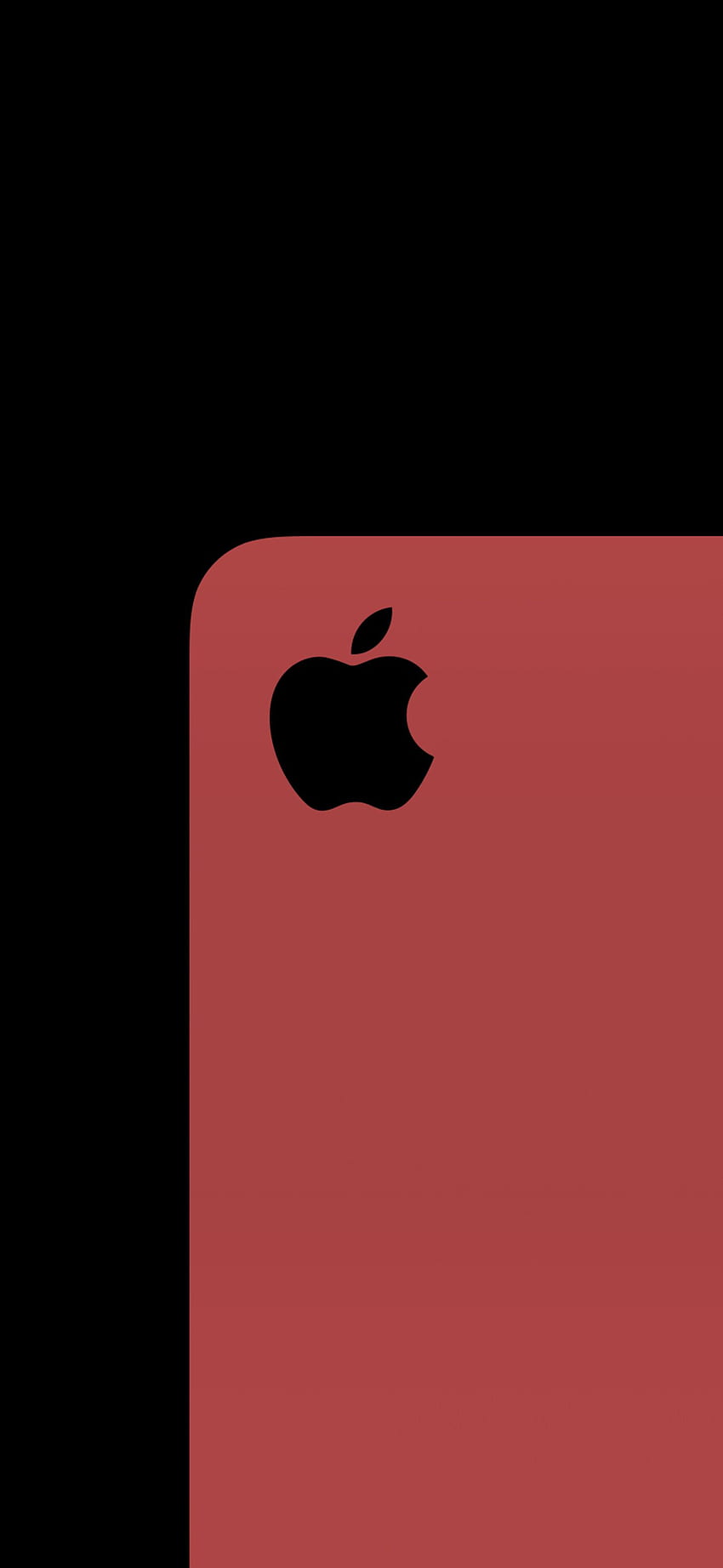 Apple 로고 • 빨간색. 애플 로고 아이폰, 애플 로고, 애플 로고 HD 전화 배경 화면