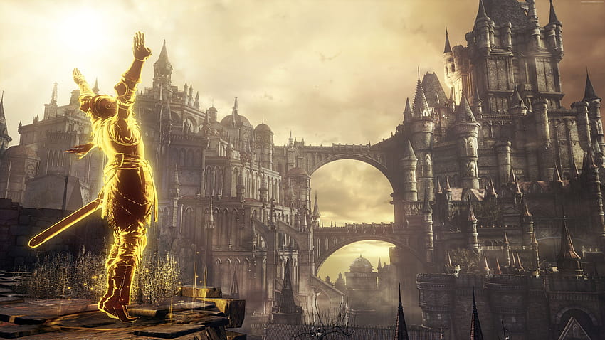 Dark Souls 3 ป้อมปราการนักรบแฟนตาซี 3D, 5760 x 3240 วอลล์เปเปอร์ HD