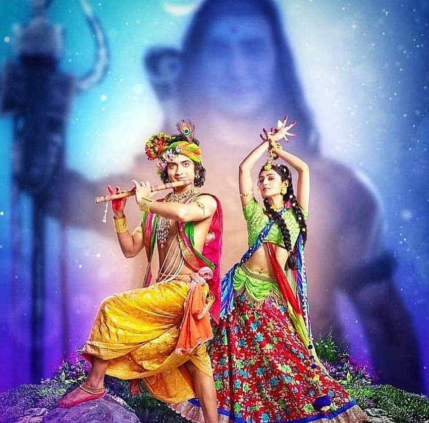 Radha Krishna Bintang Bharat , Seri Radha Krishna Wallpaper HD