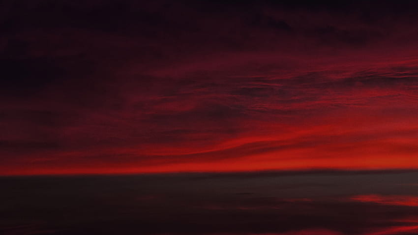 ท้องฟ้าสีแดงอะนิเมะท้องฟ้าสีแดง วอลล์เปเปอร์ HD