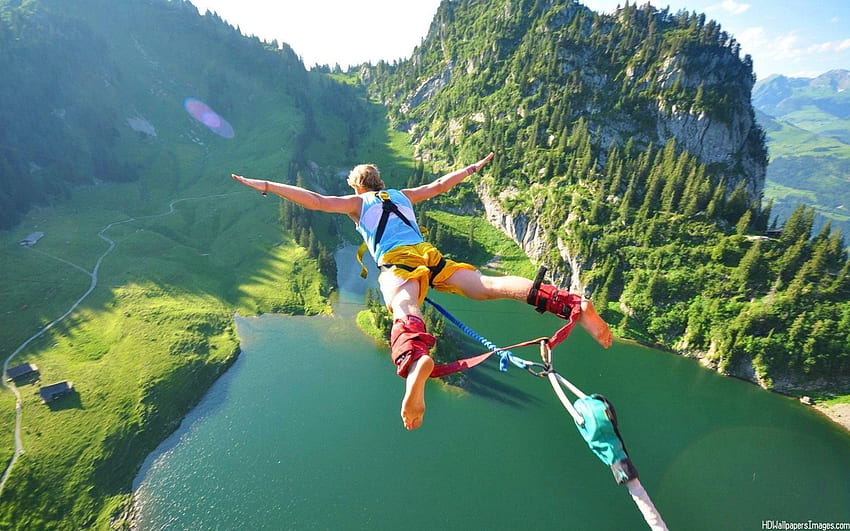 Bungee Jumping Off Bridge Mountain – Adventure Blog HD wallpaper