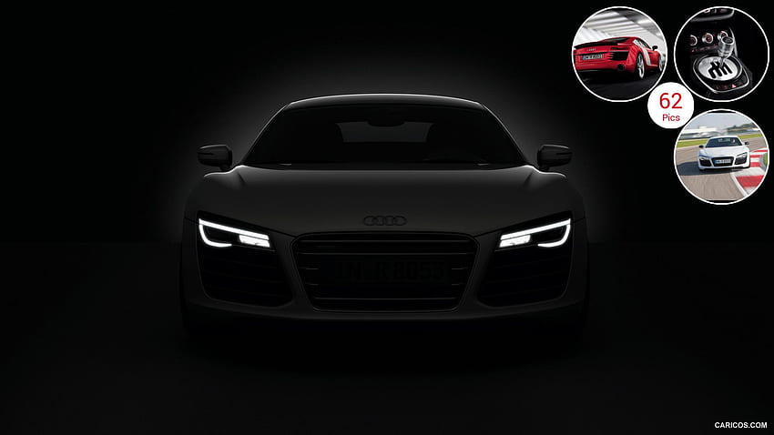 Audi R8 LED Headlights., Audi R8 Le Mans HD wallpaper