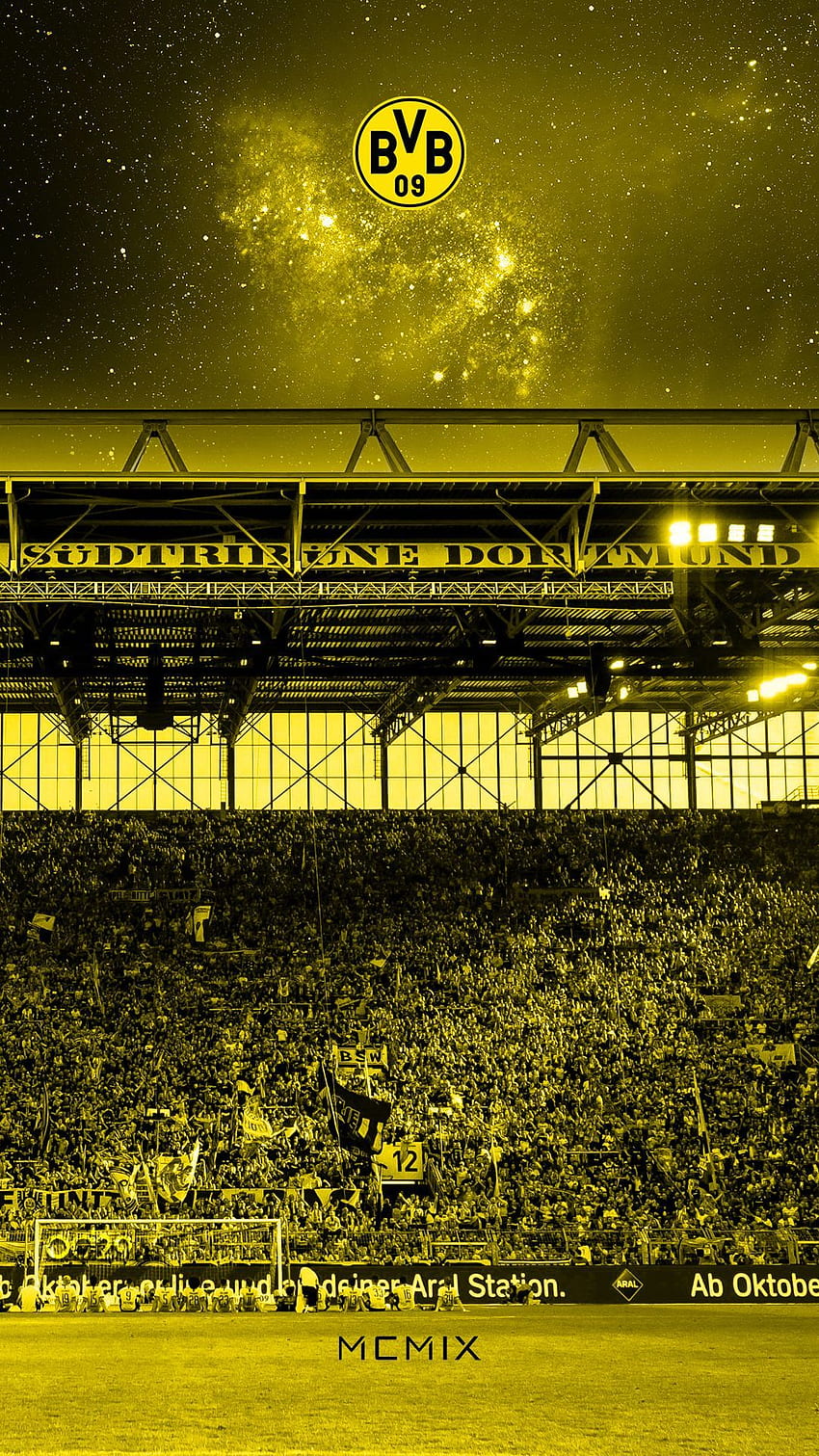 Borussia Dortmund BVB Yellow Wall Lock Screen Phone iPhone Sfondo del telefono HD