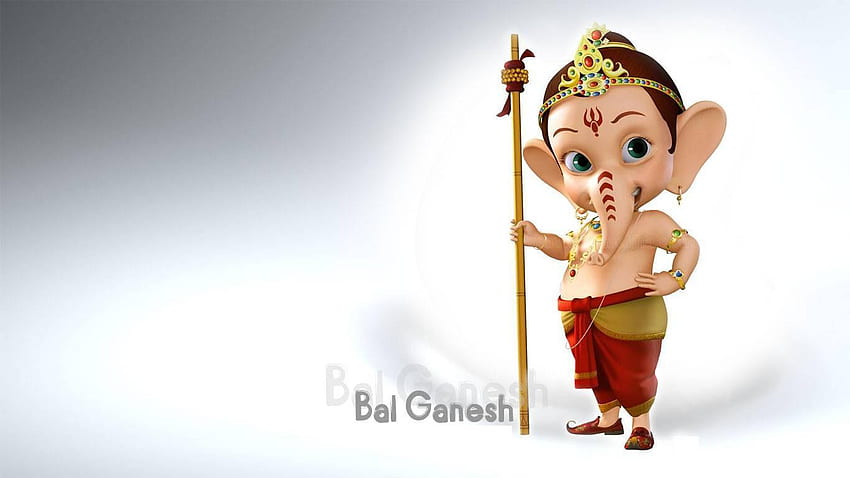 Kleiner Lord Ganesha, Baby Ganesha HD-Hintergrundbild
