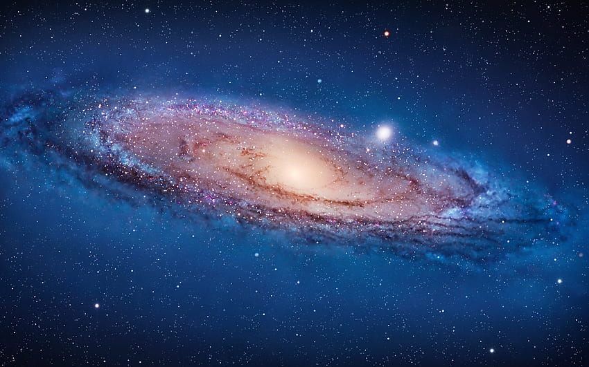 Andromeda Galaksi Apple Mac Osx Aslan HD duvar kağıdı