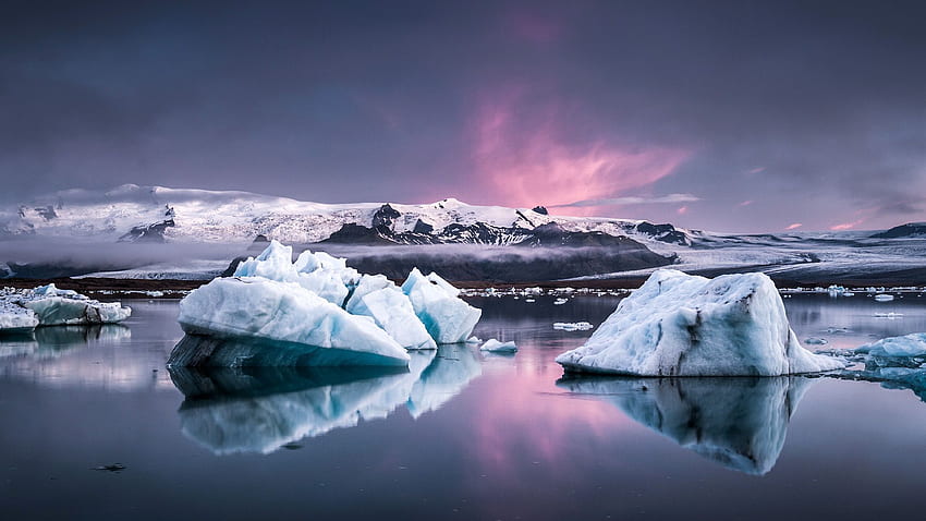 Gunung Es dan Latar Belakang, Gunung Es Wallpaper HD